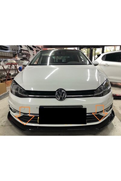 NamTuning Golf Mk7,5 2018 (3 PARÇA) Tampon Altı Ön Ek P Black