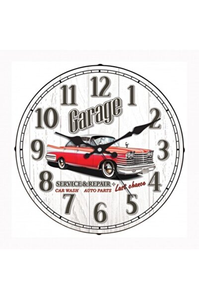 QUARTZ 'iş-sat' 36 Cm. Gerçek Bombe Cam Akar Saniyeli Makine 'araba' Tasarıml...