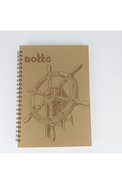 Umur Smiley Kraft Notebook A4 100 Yp Striped Smiley1001-ç
