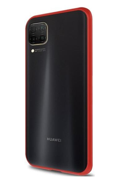 YGT Huawei P40 Lite Montreal Silikon Kapak Kırmızı