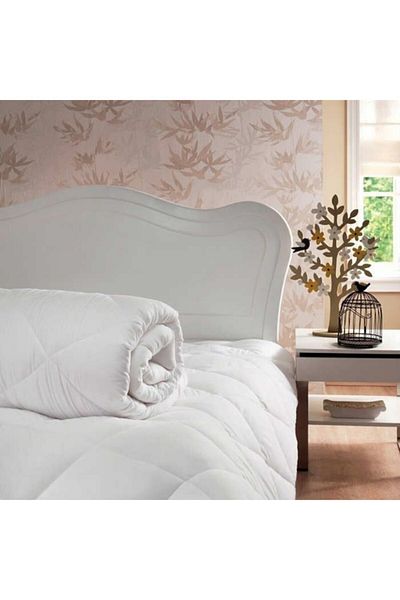 Kristal White 2 Pieces Microfiber By Taç Double Quilt