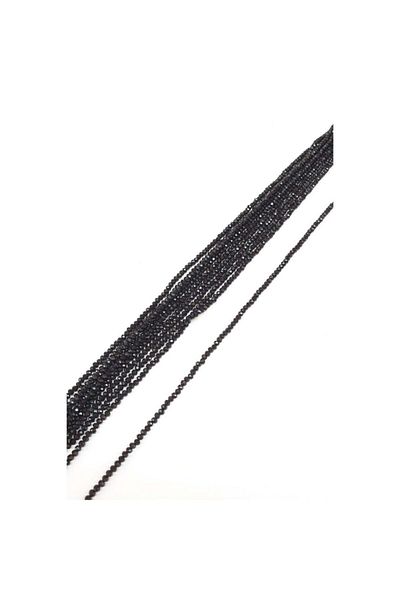 Hobigram Μαύρες κρυστάλλινες χάντρες 4 mm – Ειδικό σχέδιο, αξεσουάρ, ποιοτική παραγωγή, λαμπερό στυλ – χάντρες – Bonc