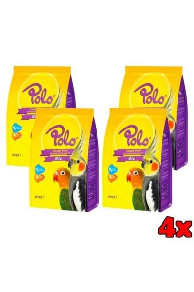 Nature Plan Polo Paraket Sultan Cennet Papağanı Yemi 400 Gr X 4 Adet
