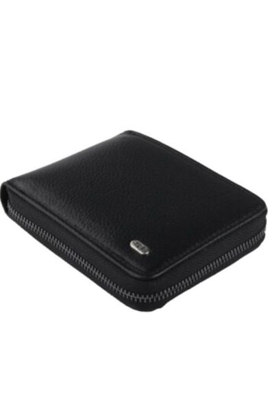 ARI Men's Black Genuine Leather Card Holder Wallet V4627