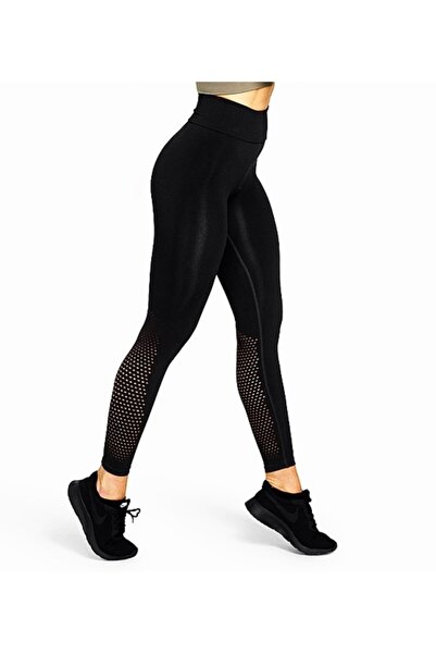 Relaxfit Seamless Colanți sport negri cu talie înaltă pentru femei