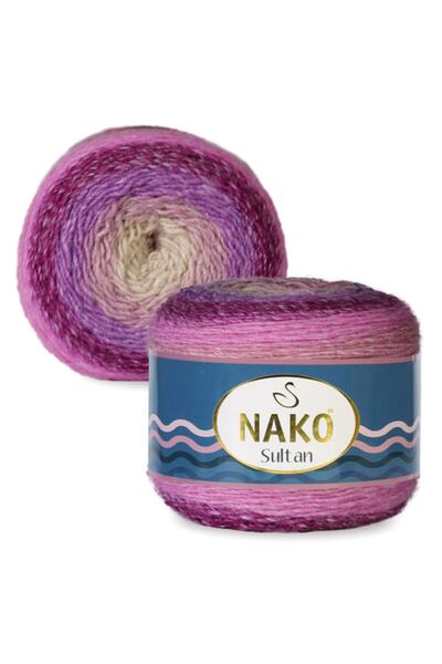 NAKO Sultan Mor Renk Örgü İpi 76065
