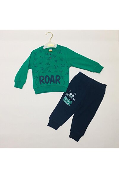 Nazar Bebe Erkek Çocuk Iki Ip Penye %100 Pamuk Takım