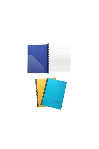 Gıpta Chromo (A4) - 80 Yp Pp غطاء مخطط حلزوني مجموعة من 2 دفتر ملاحظات