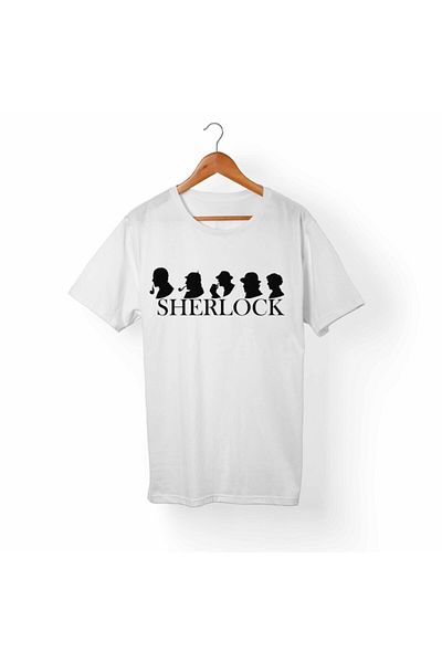 Alfa Tshirt Kids White Sherlock Holmes Locked T-Shirt