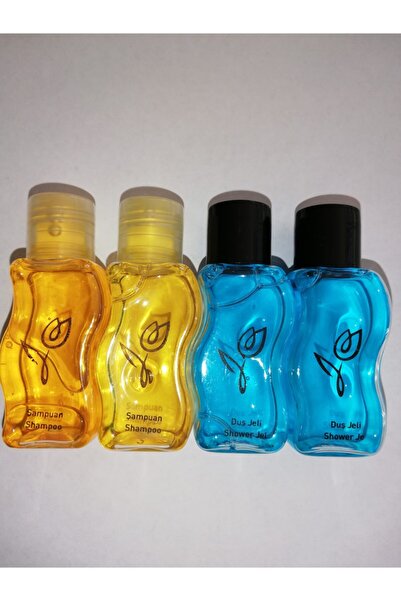 Shower 60 Adet Otel Duş Jeli, Tek Kullanımlık Mini Duş Jeli 30 Ml