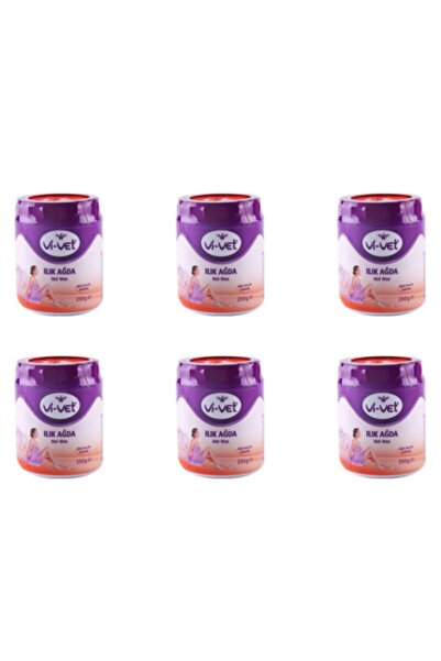 Vi-vet Ilık Turuncu Klasik Ağda 250 gr 6 Adet