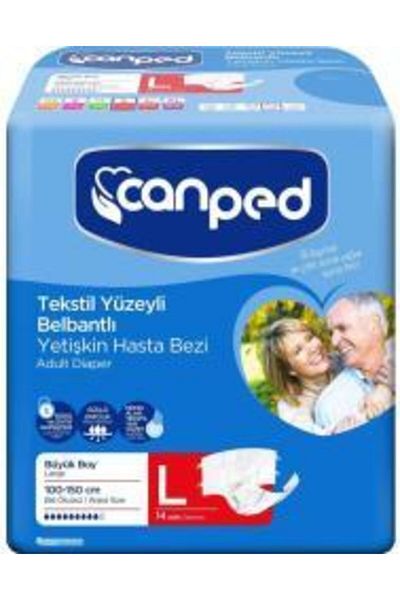 Canped Adult Patient Diapers Large 42 Pieces