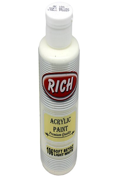 Rich Akrilik Ahşap Boya 106-Soft Beyaz 130 cc