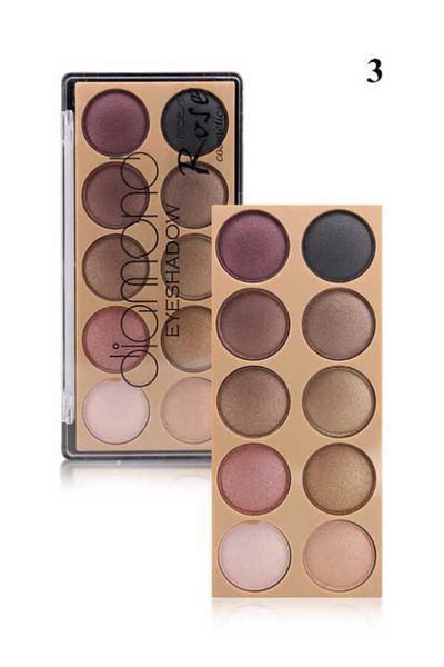 Roesıa Rose Cosmetics Diamond 10-Piece Eyeshadow Palette - No:03