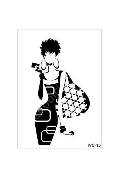 Cadence Stencil Şablon A4 Woman Collection Wc-15 (30x21) Kadın Mo