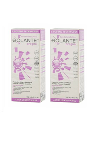 Solante Pregna Güneş Koruyucu Losyon Spf 50 150 ml X2 Adet