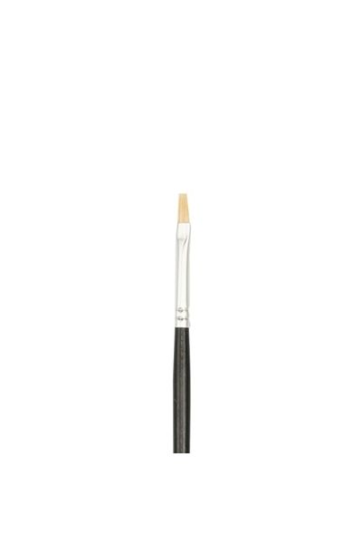 Bigpoint 358f Series White Natural Bristle Flat Cut Brush No: 2
