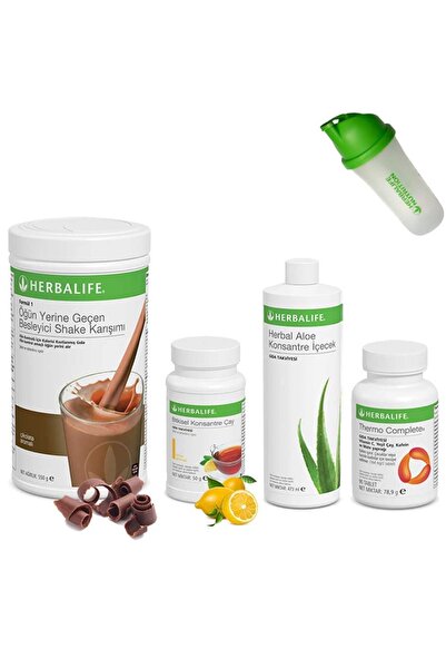Herbalife Shake Çikolata - Çay Limon - Aloe Vera - Thermo - Shaker
