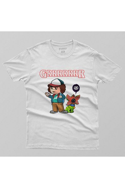 Crazy Stranger Things Dustin Grrrrrr Men's T-Shirt