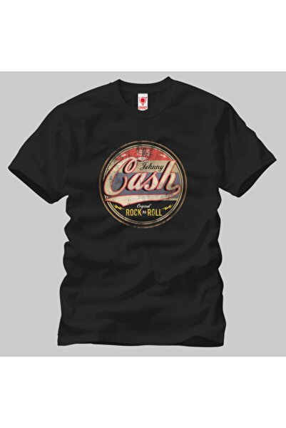 Crazy Johnny Cash: Tricou pentru bărbați Rock N Roll autentic