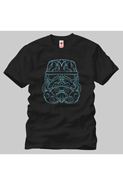 Crazy Футболка для чоловіків Star Wars Trooper Head Neon