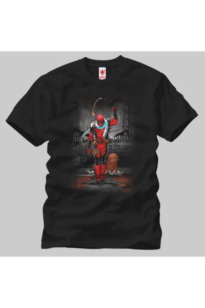 Crazy Deadpool: Muška majica Burning Factory