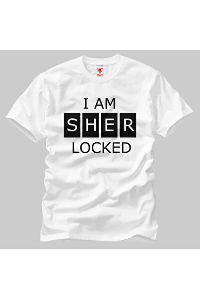 Crazy Шерлок: Я Шерлок Erkek Tişört