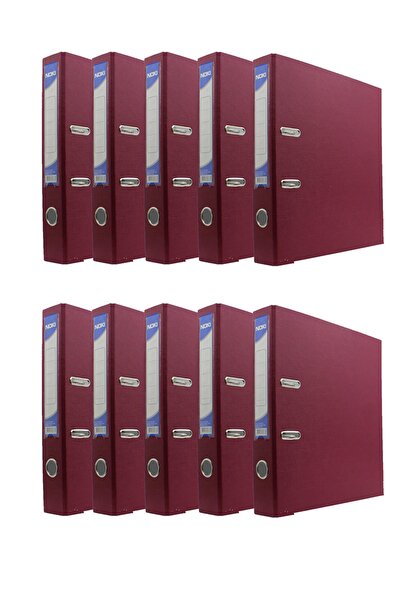 Noki Тонкий пластиковий файл (56412-090) бордовий, упаковка по 10 штук