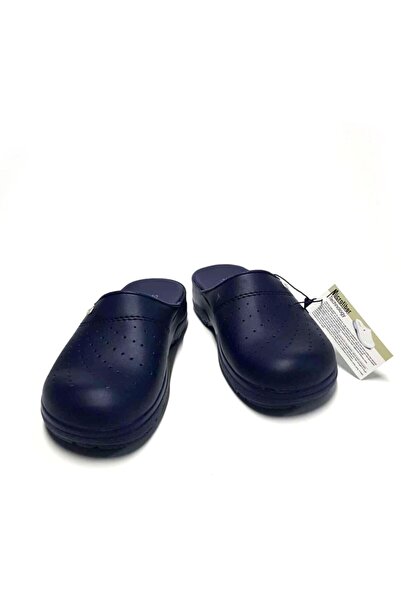 Ceyo Anatomical Navy Blue Women's Sabo Slippers 9926