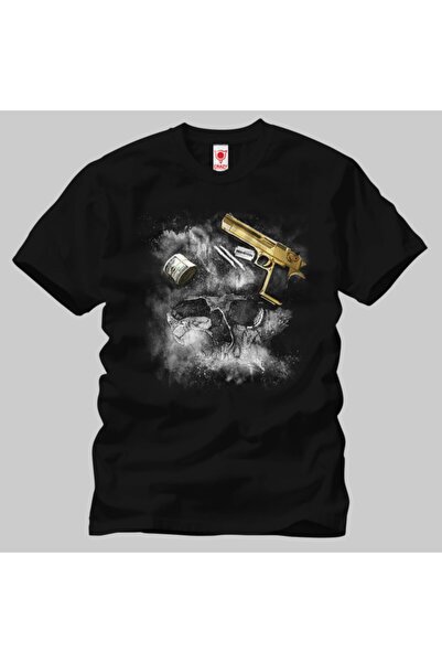 Crazy Чоловіча чорна футболка з короткими рукавами