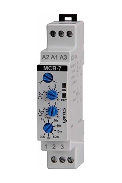 ENTES MCB7 1sn-30saat Zaman Rölesi Çekme Gecikmeli 24vac/dc-220vac