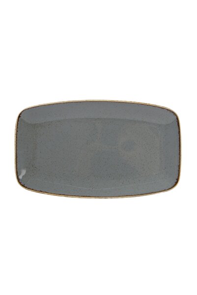Porland Seasons Koyu Gri Kayık Tabak 31cm 04ALM002444