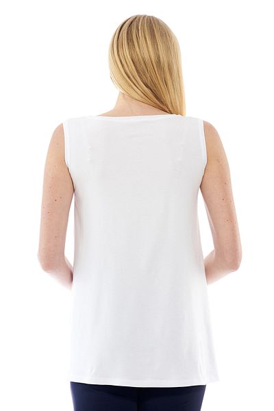 Motherway White V-neck Pregnant Undershirt Bm395