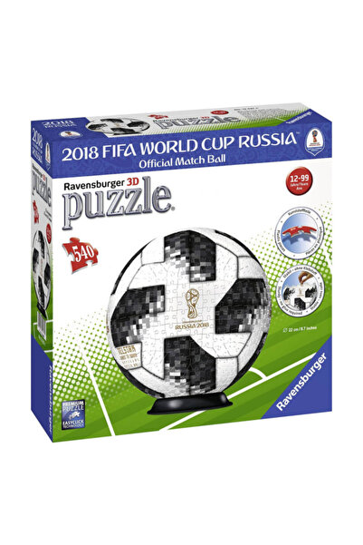 RAVENSBURGER 3 Boyutlu Plastik 540 parça Adidas 2018 Dünya Kupası Futbol Topu