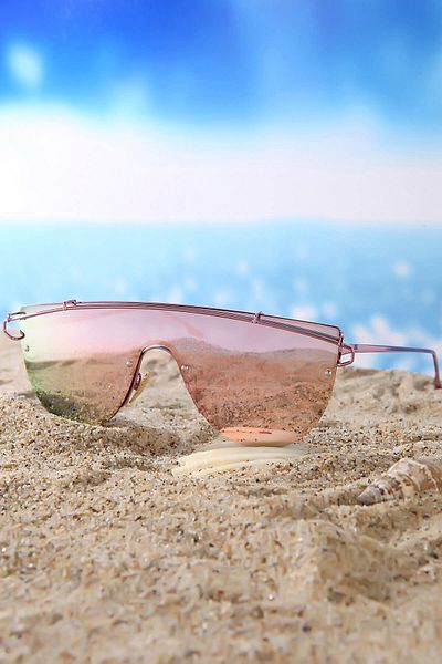 Di Caprio Unisex Oval Sunglasses DTX1079E