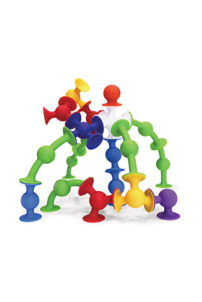 Fat Brain Toys Squigz Starter – Σετ κατασκευών με 22 εξαρτήματα με βεντούζες