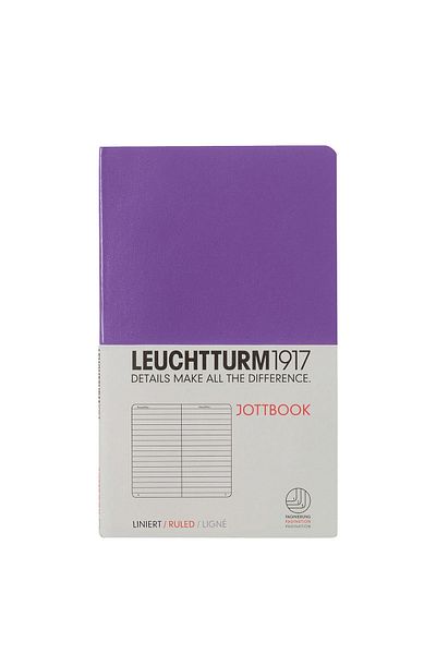 Leuchtturm1917 Jottbook Pocket Size, Striped, Purple Cover