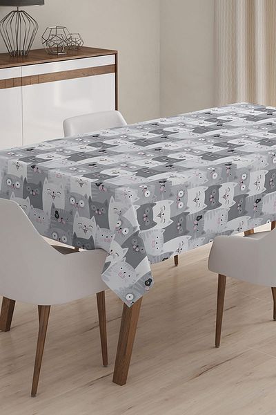 Realhomes Față de masă imprimată digital 3D cu design personalizat - 120 x 140 cm