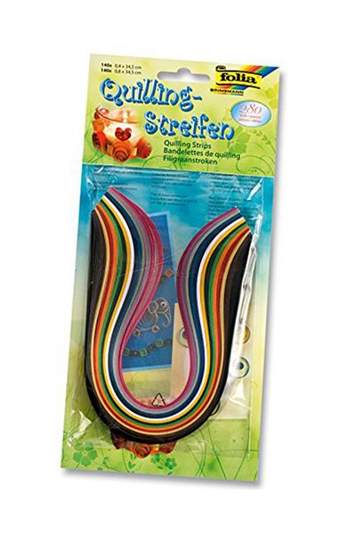 Folia 280 τεμάχια Quilling Strips - Χάρτινες λωρίδες