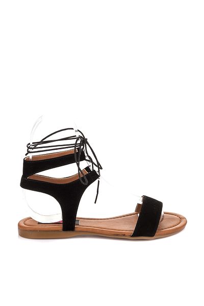Fox Shoes Černé dámské sandály B548397502