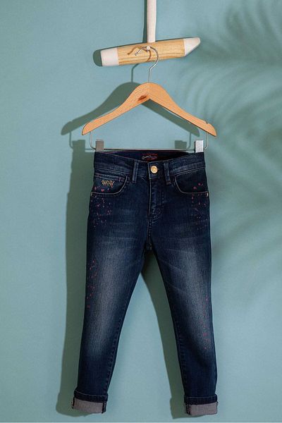 U.S. Polo Assn. Blue Girl Denim Trousers