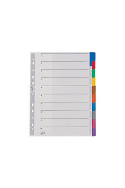 Serve Ayraç Klasör 10 Renkli 2514300 Sv-5521-K   /