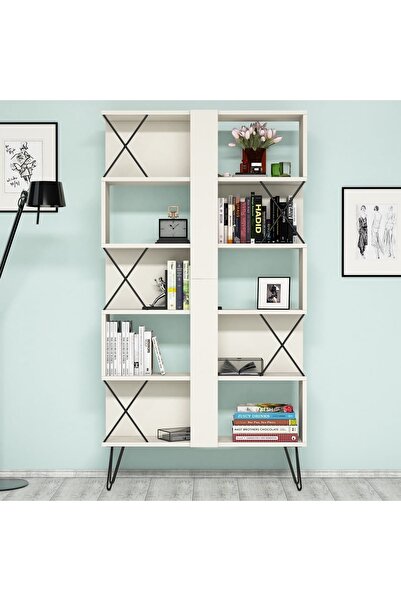 Variant Mobilya Extra Kitaplık - Krem