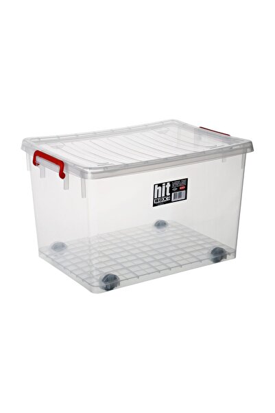 Bora Plastik Tekerlekli Saklama Kutusu 50 Litre Gıdaya Uygun Tekerlekli Kasa ...