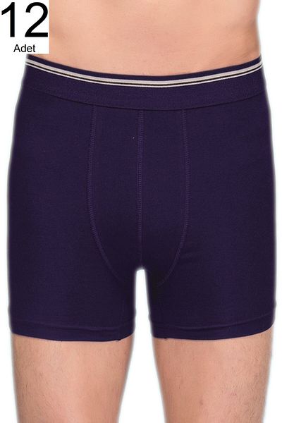 Berrak Ανδρικό Navy Blue 12 Pack Lycra Boxer ELF568BER 109712