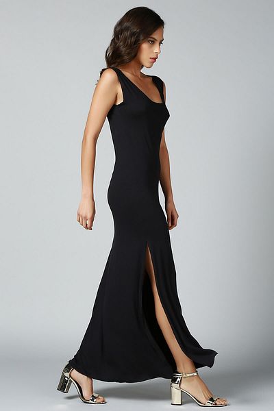 Quincey Women's Black Backless Dress EB2493