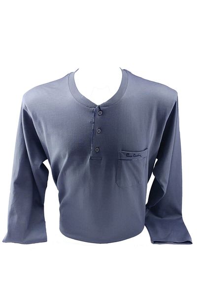 Pierre Cardin Set pijamale cu mânecă lungă afumată pentru bărbați