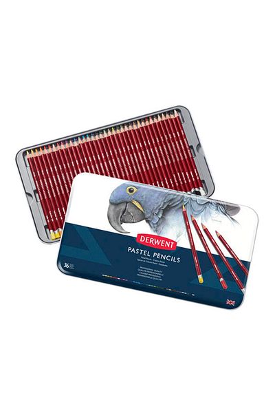 Derwent Pastel Curry 36 Pieces Tin Box
