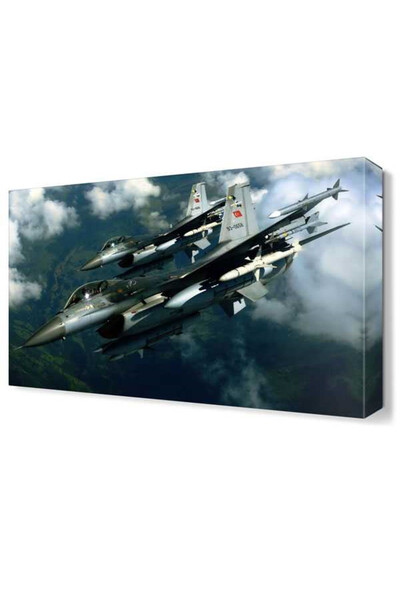 Dekor Sevgisi Jet Uçak Canvas Tablo  60x40 DTC14530298