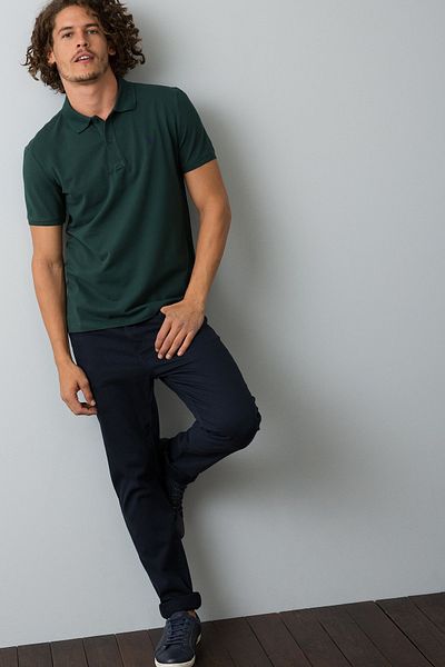 U.S. Polo Assn. Ανδρικό μπλουζάκι πόλο με λαιμόκοψη G081GL011.000.591733